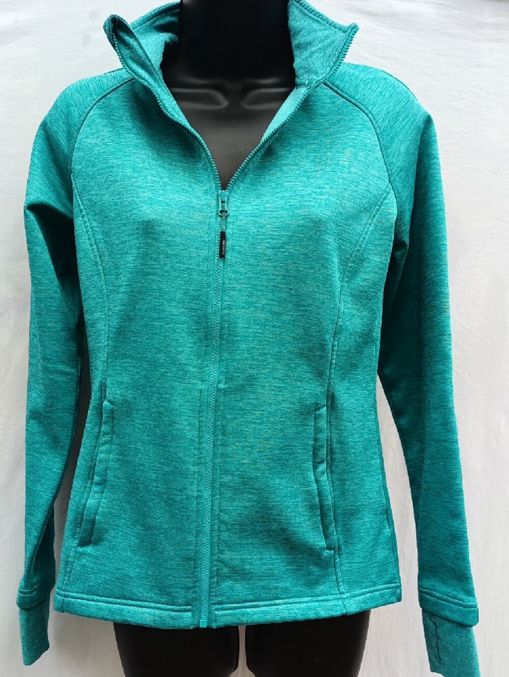 Mondetta Teal Full-Zip Utility Jacket